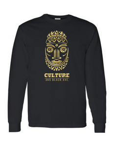 African Mask Long Sleeve Tee