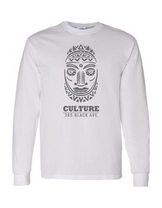 African Mask Long Sleeve Tee