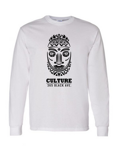 African Mask Long Sleeve Tee