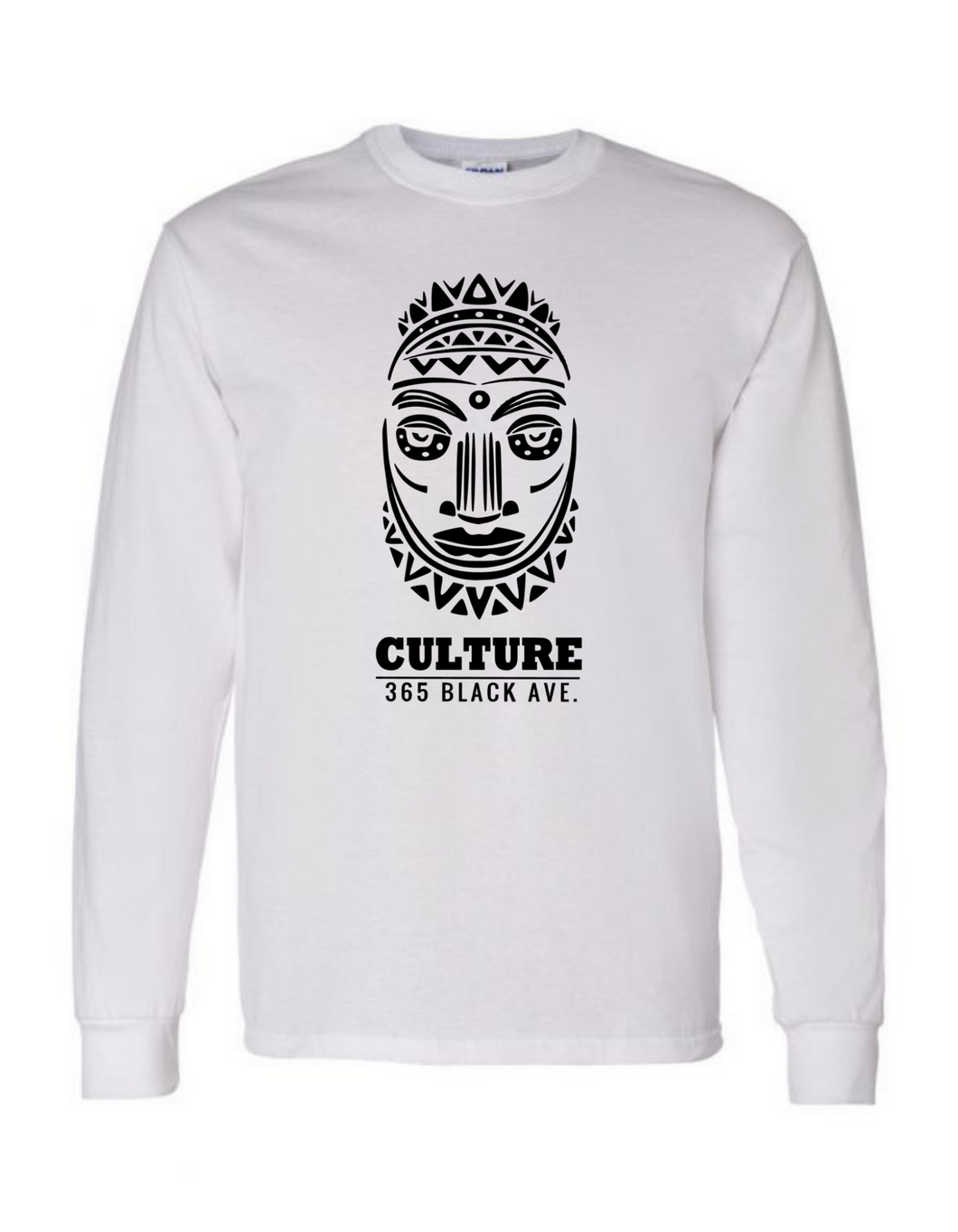African Mask Long Sleeve Tee