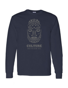 African Mask Long Sleeve Tee