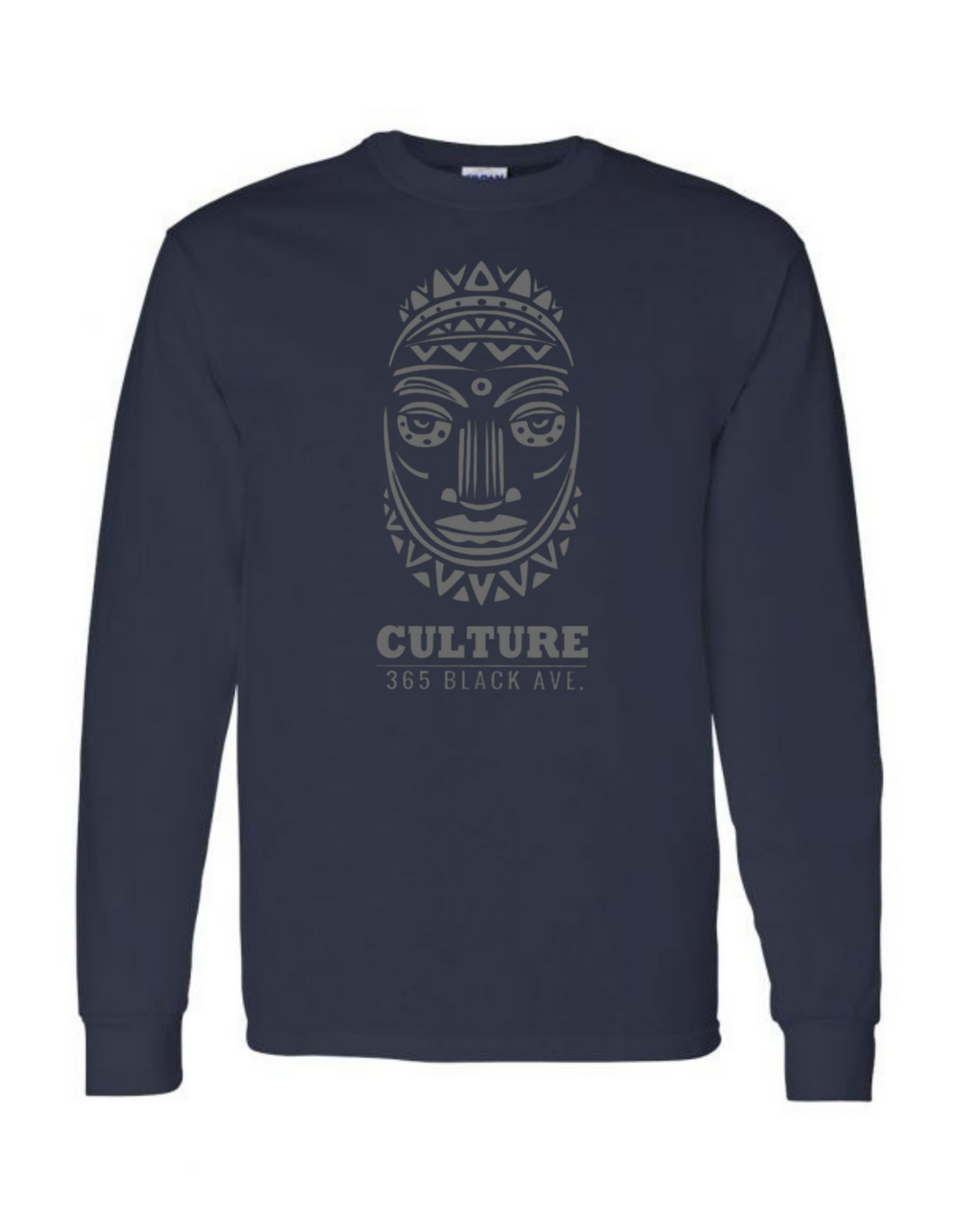 African Mask Long Sleeve Tee