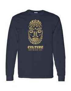 African Mask Long Sleeve Tee