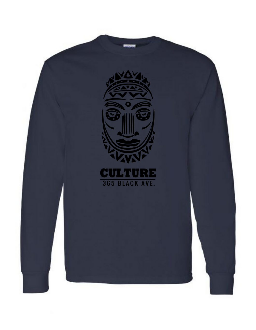 African Mask Long Sleeve Tee