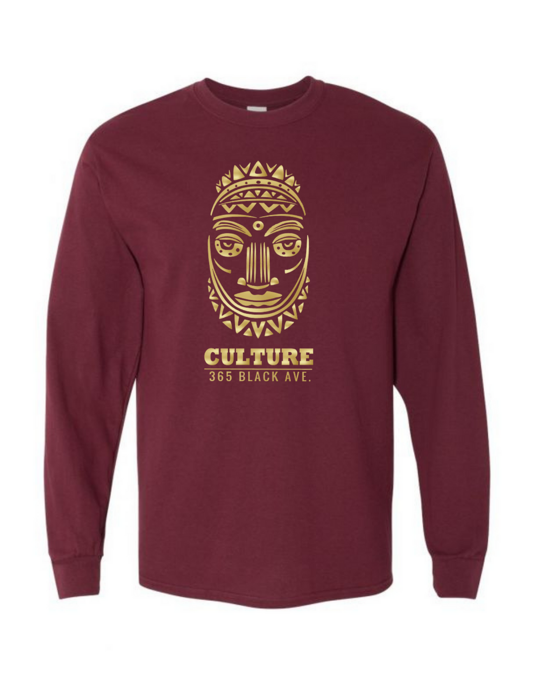 African Mask Long Sleeve Tee