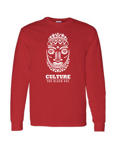 African Mask Long Sleeve Tee