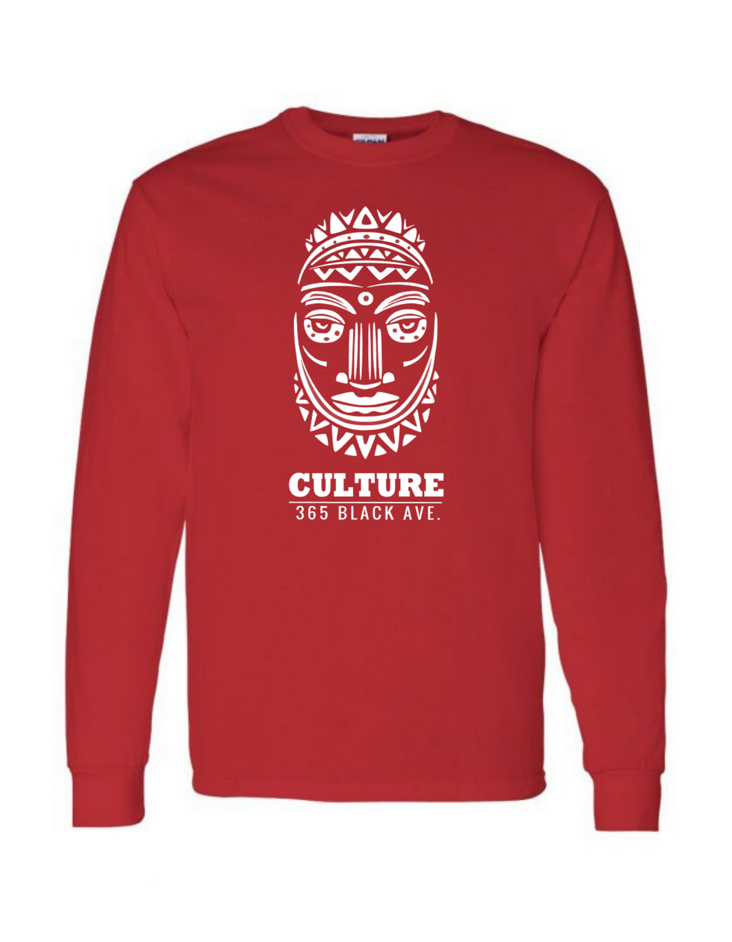 African Mask Long Sleeve Tee