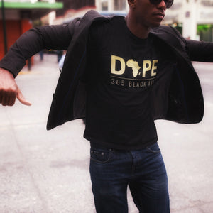 Gold/Silver/Rose Gold DOPE Tee